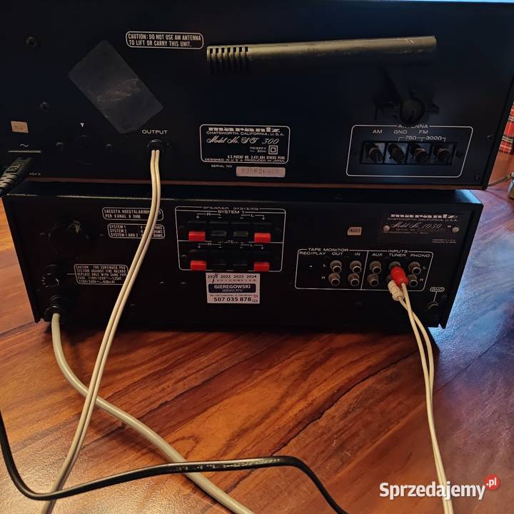 Marantz zestaw Vintage Tuner ST300 wzmacniacz Wzmacniacze i pokrewne lubuskie Babimost