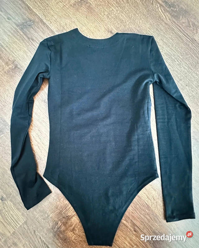 Nowe czarne body SM dekolt V Bez wzoru mazowieckie Bielsk