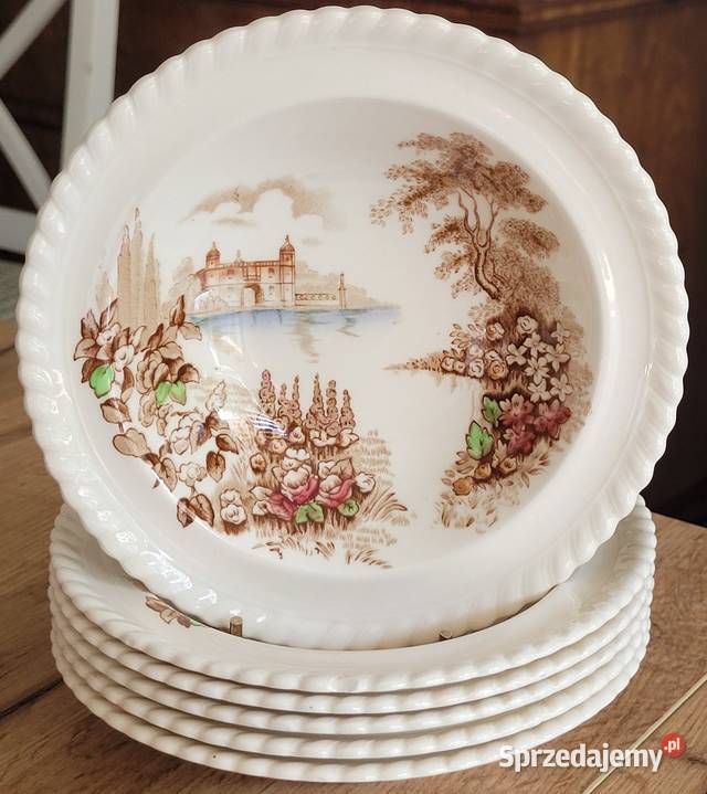 Angielska kostna porcelana Johnson Bros cru Kraków