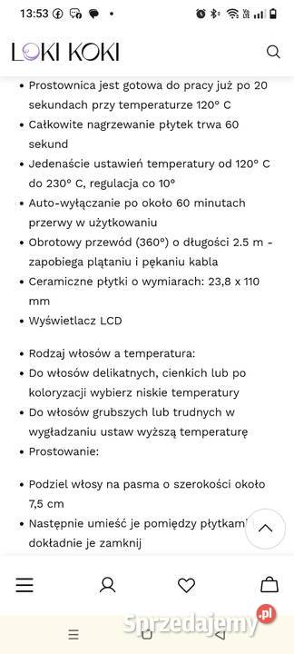Prostownica NOWA wielkopolskie Środa Wielkopolska