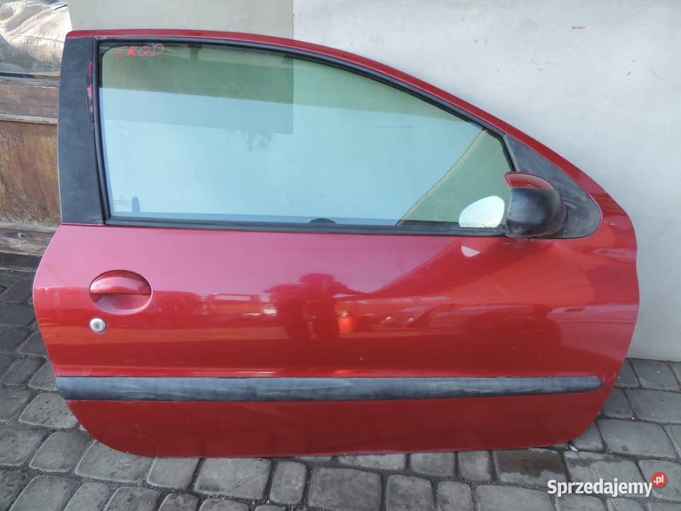 DRZWI PRAWY PRZÓD PRZEDNIE PEUGEOT 206 3D EKQD Nowy Sącz