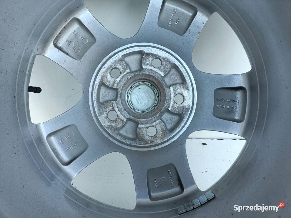 Skoda Octavia II KOŁO ZAPASOWE zapas FELGA 20555 Średnica 16" Samochodowe Janów