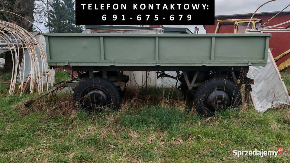 Przyczepa rolnicza wywrotka zarejestrowana kujawsko-pomorskie