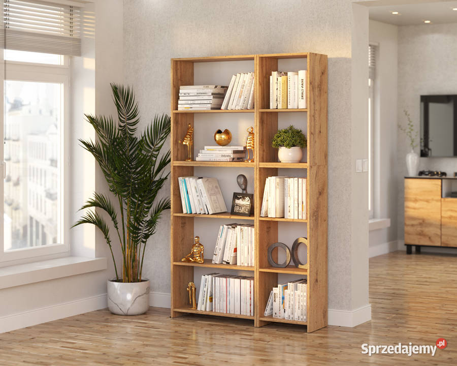 Regał Na Książki 110 Drewniany Nowoczesny Na Elbląg