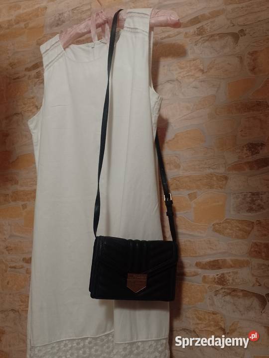 RIVER ISLAND Czarna torebka listonoszka z Torby i torebki Kraków
