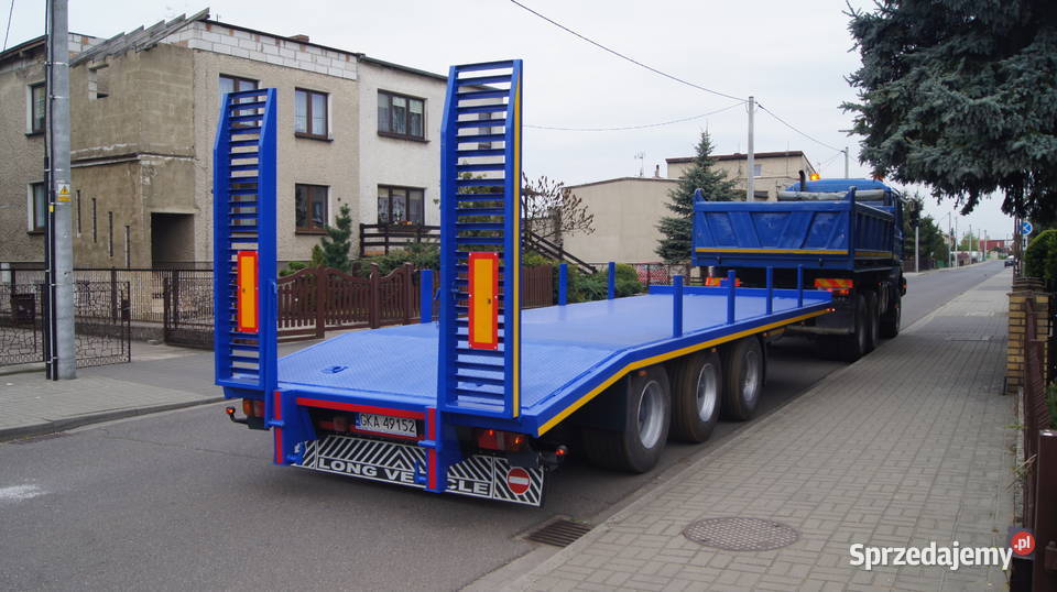 LAWETA 3 osiowa przyczepa niskopodwoziowa DMC 27 Stęszew sprzedam