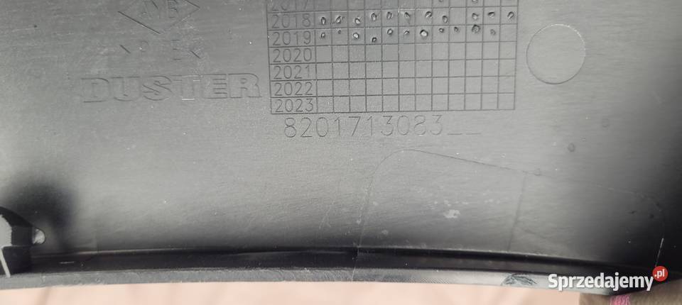 DACIA DUSTER II LISTWA BŁOTNIKA LEWY TYŁ 2017R Ruda Śląska sprzedam