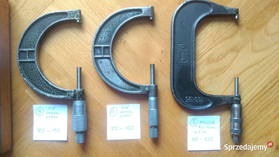 Mikrometr mikromierz 5075 75100 100125 mm VIS Chorzów sprzedam