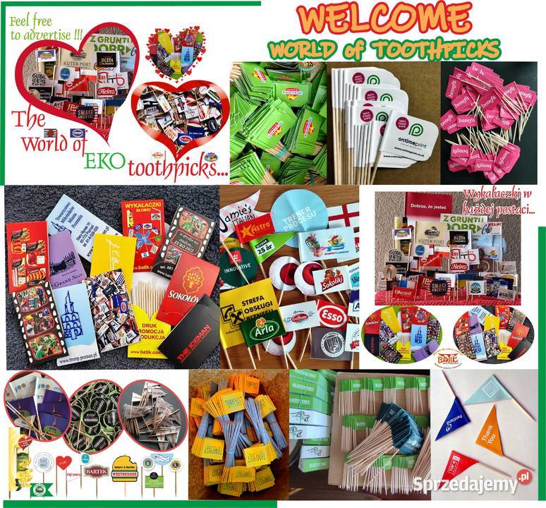 Pikery wykałaczki flagietki