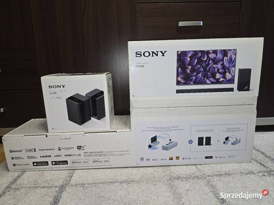 Soundbar z subwooferem Sony HTZF9 głośniki tylne 5.1 Jastrzębie-Zdrój