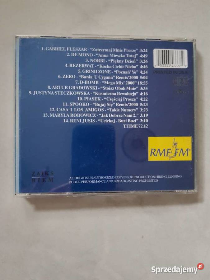 RMF nieziemska zabawa płyta cd CD Kielce