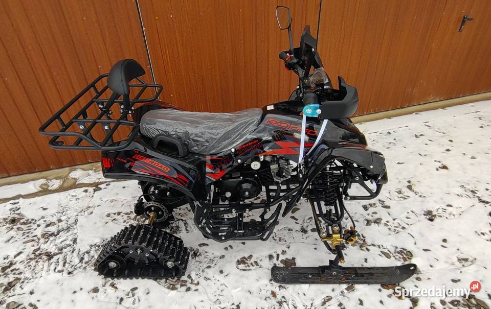 Quad 125 zimowy GĄSIENICE PŁOZY KXD Varia PRO nieuszkodzony Krosno