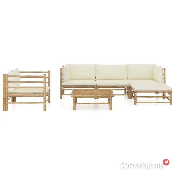 vidaXL 6cz zestaw mebli do ogrodu kremowe Warszawa