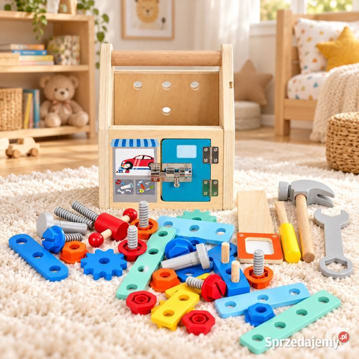 Drewniany zestaw majsterkowicza ECOTOYS 32 Pozostałe opolskie