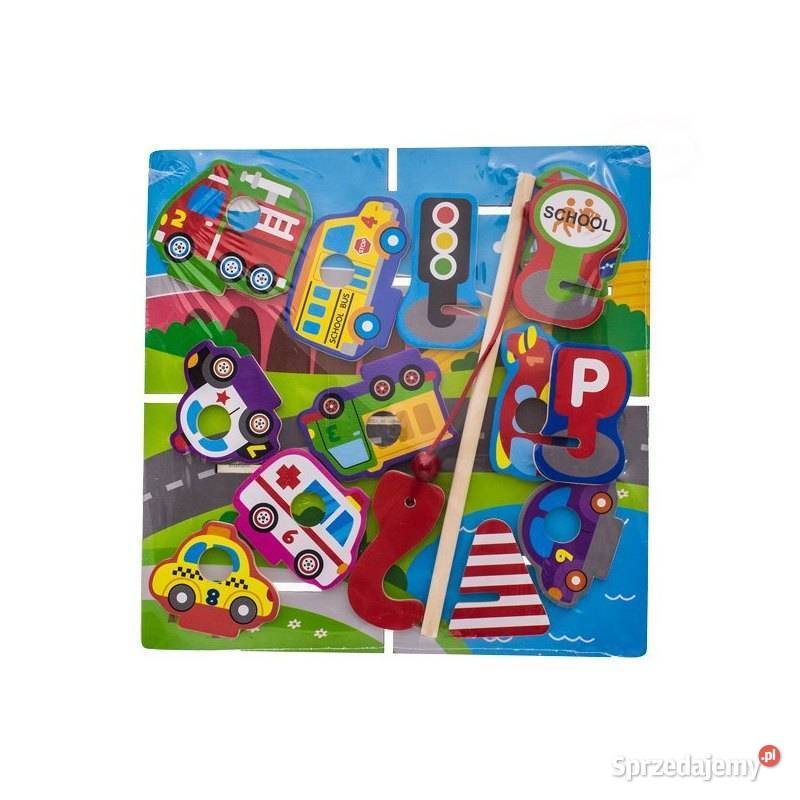 Drewniane puzzle TRANSPORT 15 elementów Bielsk Podlaski