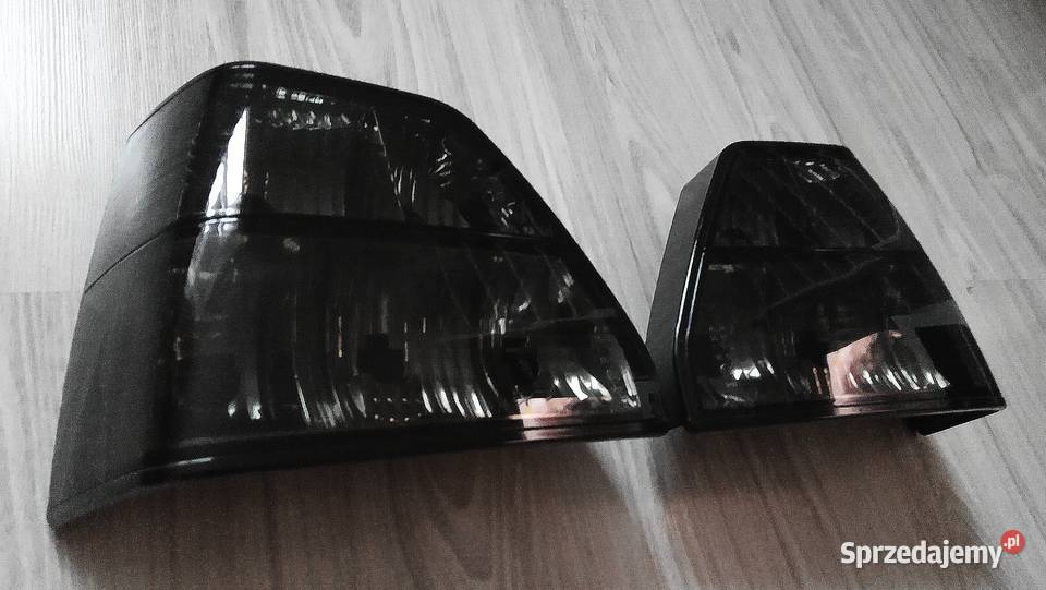 Lampy tył Golf 2 Czarne Clear Mk ll Hella Black Zator