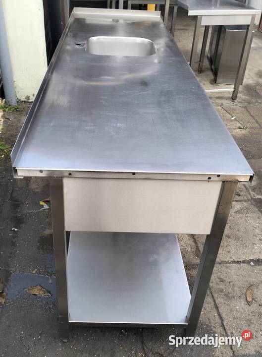 Zlew gastronmiczny 1komorowy 2285x70x90 Słupia Kapitulna