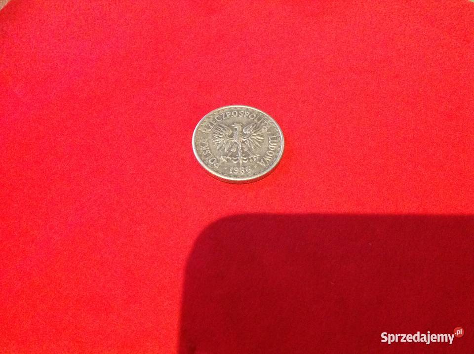 1 złoty z 1986 r czasy PRL Numizmatyka Nowa Sól