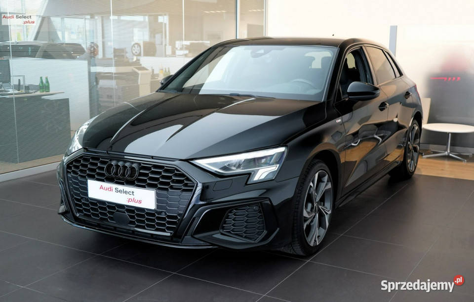 Audi A3 35 TFSI S-tronic S-line Led Navi Tempomat Pakiet Czerń 8Y