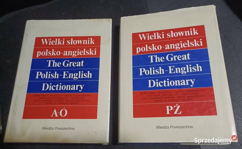 Wielki Słownik polsko angielski twarda