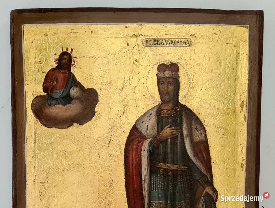 Ikona Święty Aleksander Newski 0283 Warszawa
