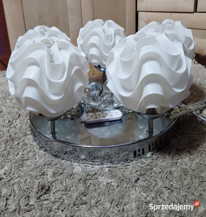 Plafon lampa wisząca ledowa 5 żarówek diody led Lublin sprzedam