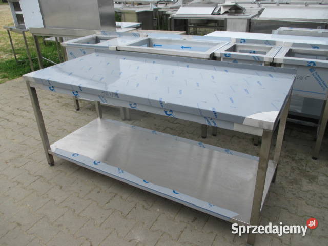 STÓŁ GASTRONOMICZNY PRZYŚCIENNY Z PÓŁKĄ 1808085 Ostrów Wielkopolski sprzedam