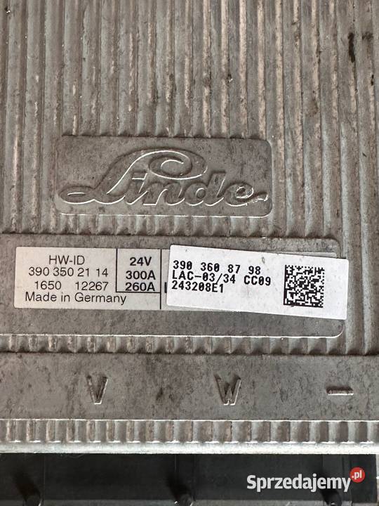 LINDE Sterownik LAC0334 CC09 3903608798 24V Antonie