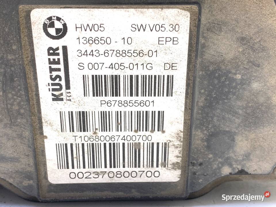 HAMULEC RĘCZNY ELEKTRYCZNY BMW E71 6788556 SUV osobowe