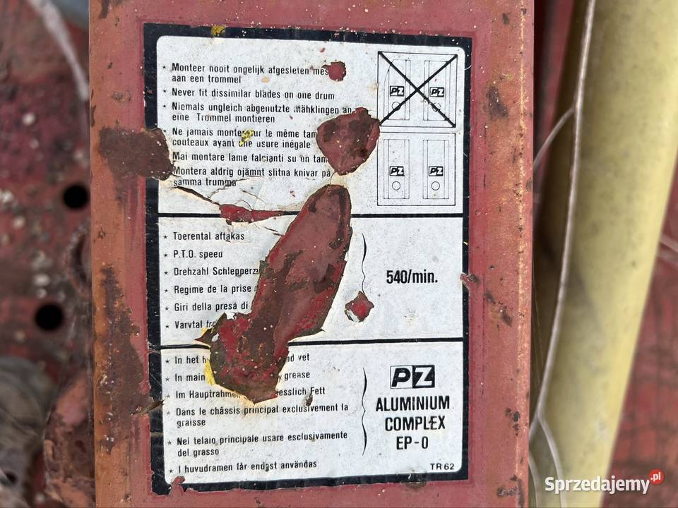 Kosiarka rotacyjna z hydrauliką lubelskie Bychawa