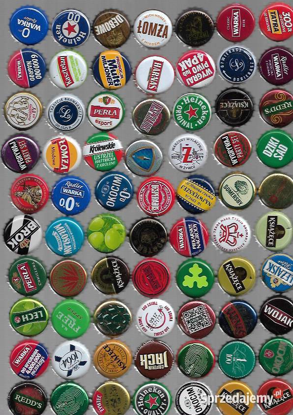 Polskie kapsle z piw każdy inny ASK Puławy sprzedam