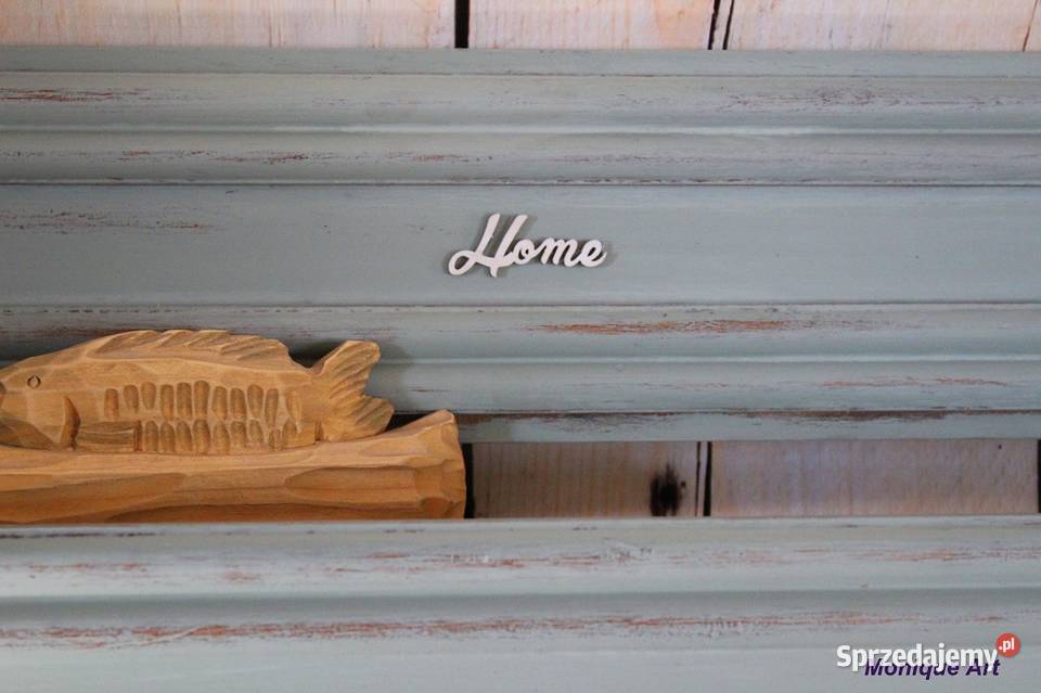 Drewniana półka na talerze oryginalny kolor Jelcz-Laskowice