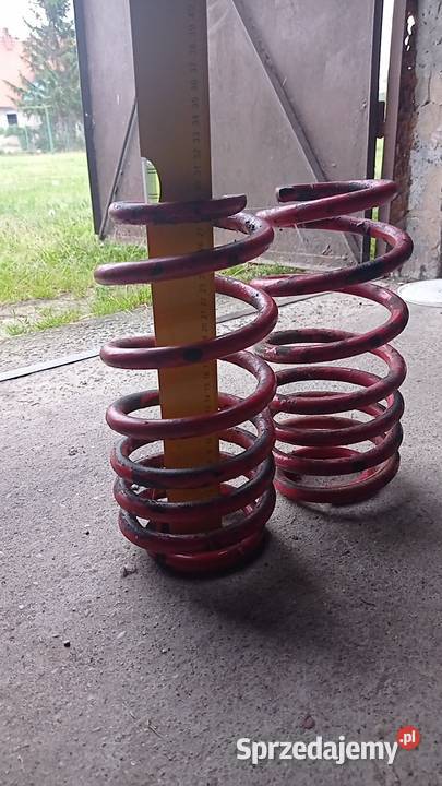 Sprężyny czerwone obniżające gleba Passat b5B5 sprężyny zawieszenia Oleśnica sprzedam