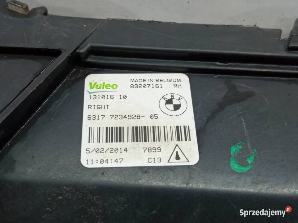 HALOGEN 7234928 PRZÓD PRAWY LCI LED MPAKIET Bmw
