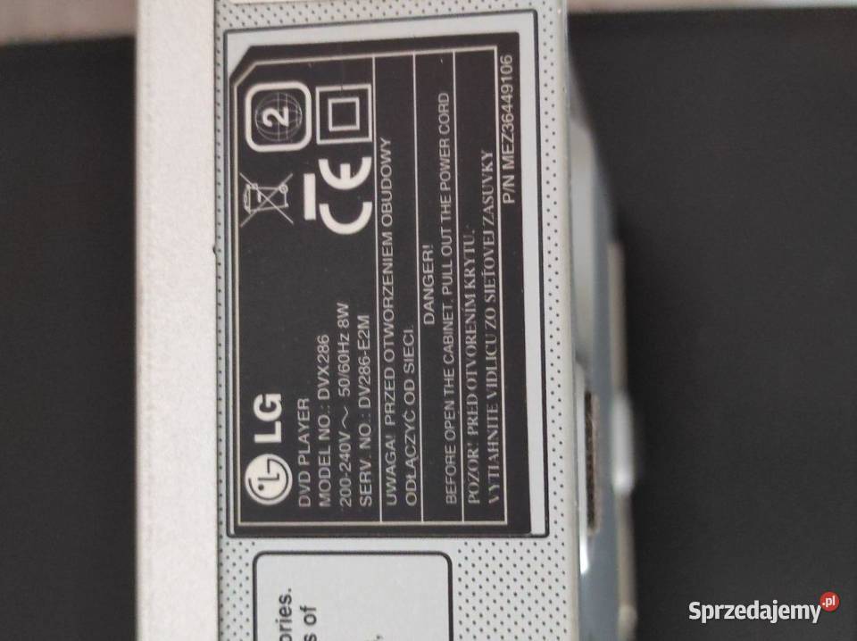 Dvd LG DVX286 odtwarzacz video Kielce