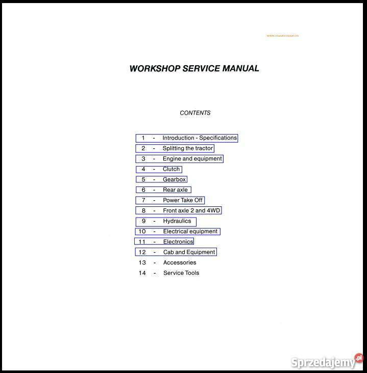 MF 8120 8130 8140 8150 8160 8170 instrukcja Kielce sprzedam