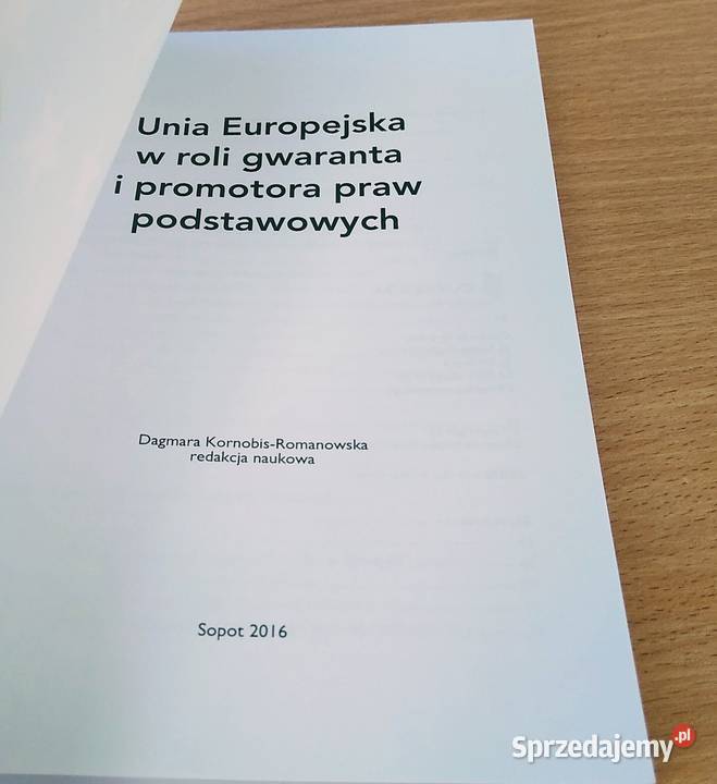 Unia Europejska w roli gwaranta i promotora praw Gdańsk