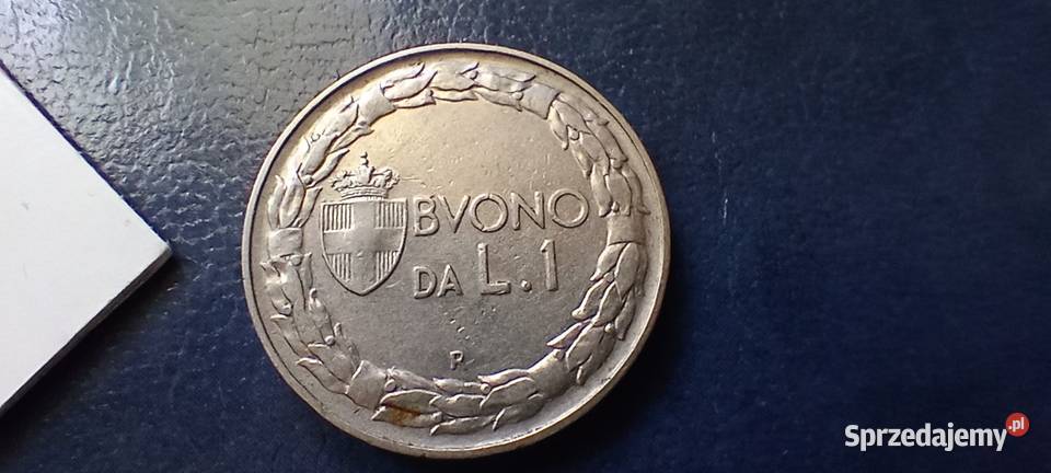 Stare monety 1 lir 1922 Włochy Lesko sprzedam