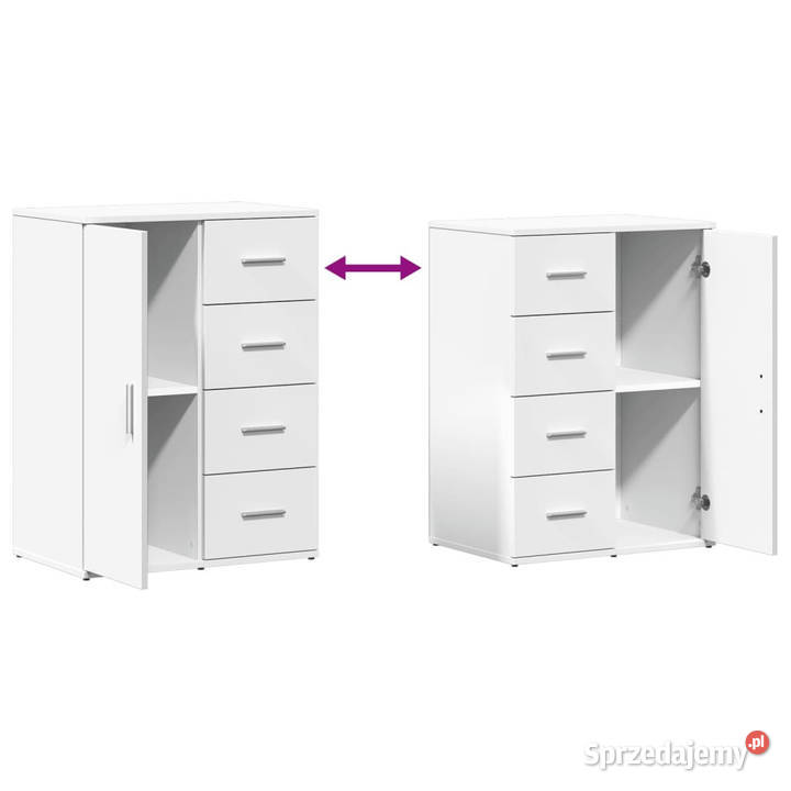 Szafka biała 59x39x80 materiał drewnopochodny Warszawa