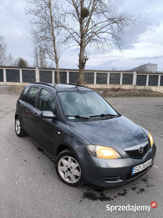 Mazda 2 dy 14 benzyna 59kw 166k przebieg śląskie Sosnowiec sprzedam