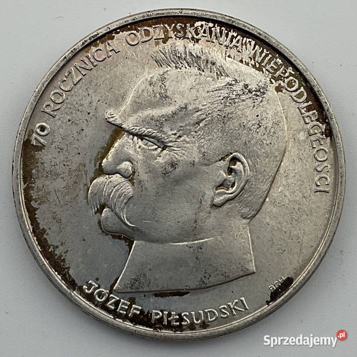 Srebrna moneta 50 000 1988 Józef Piłsudski PRL Pozostałe Kraków