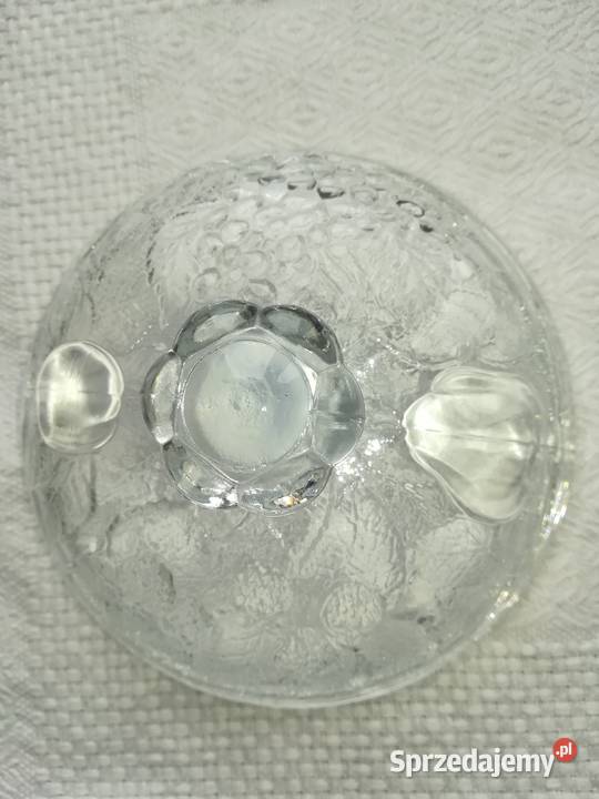 szklana cukierniczka miseczka szkło z pokrywką inny kolor Ceramika i szkło Gdańsk
