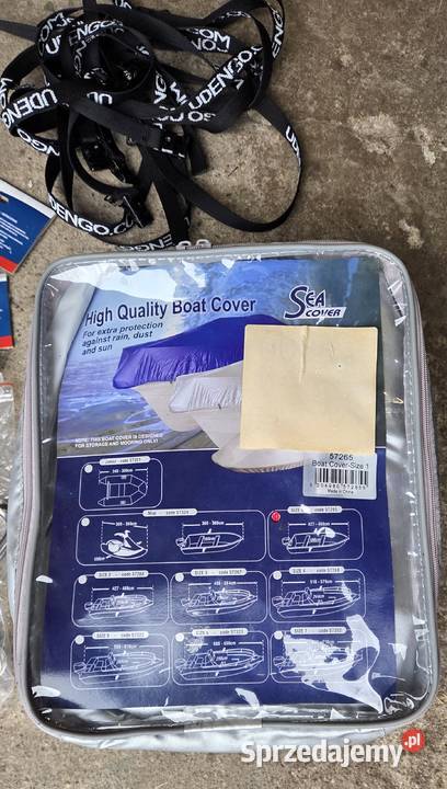 Zestaw akcesoriów do łodzi kotwice odbijacze Olesno sprzedam