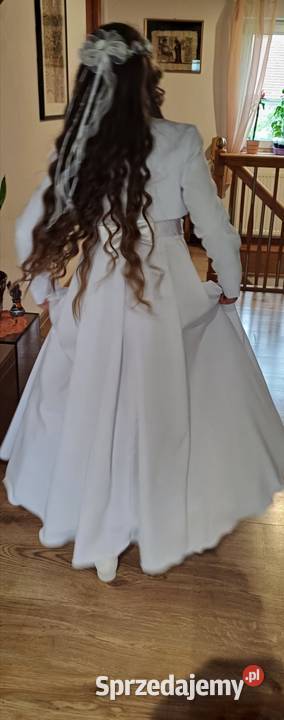 Sukienka alba komunijna z bolerkiem dolnośląskie Sokola