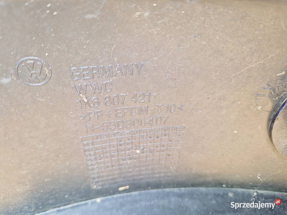 VW GOLF 5 V PDC ZDERZAK TYŁ 1K6807421 Słowikowo