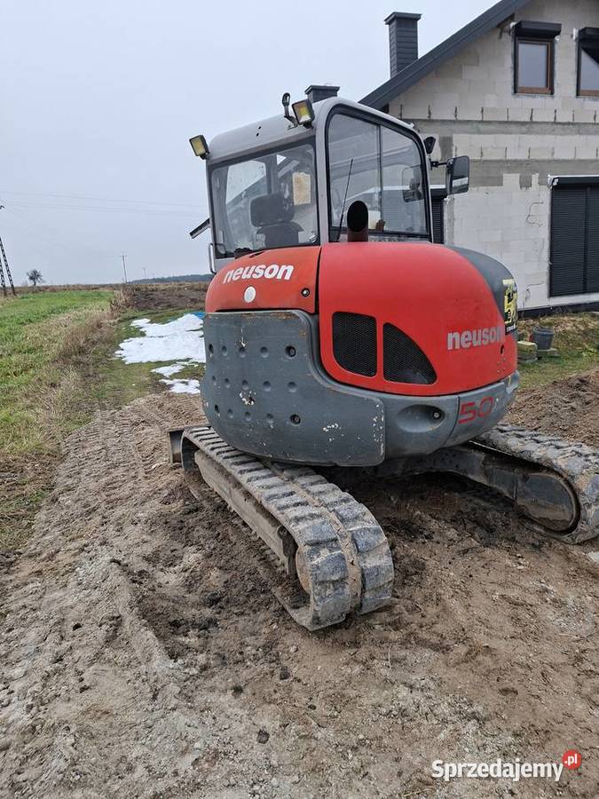Koparka Neuson Maszyny budowlane lubelskie Lubycza Królewska