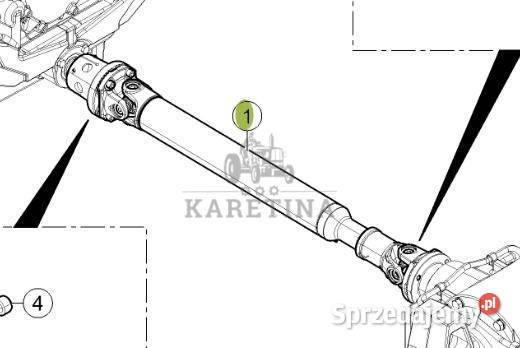 CLAAS Arion 610 660 Wałek Kardana Przegub sprzedam
