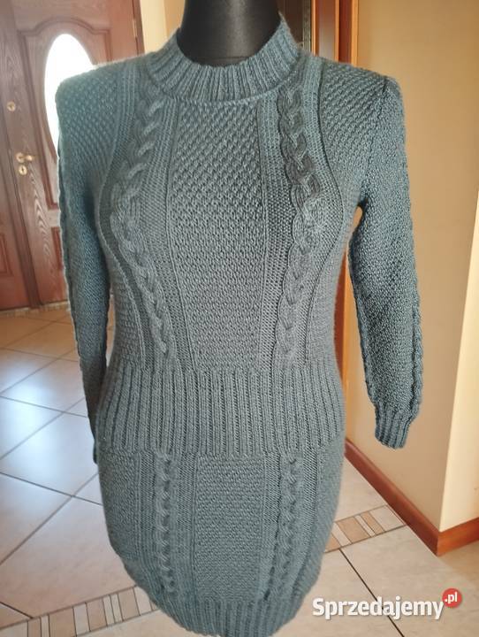 Sukienka ręcznie robiona na drutach Spódnice i sukienki Różyny