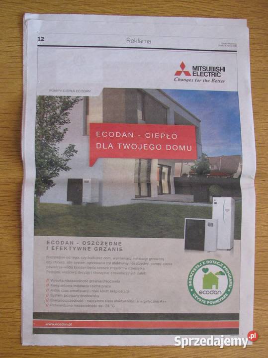 Ekologiczny dom Gazeta Wyborcza Parczew sprzedam