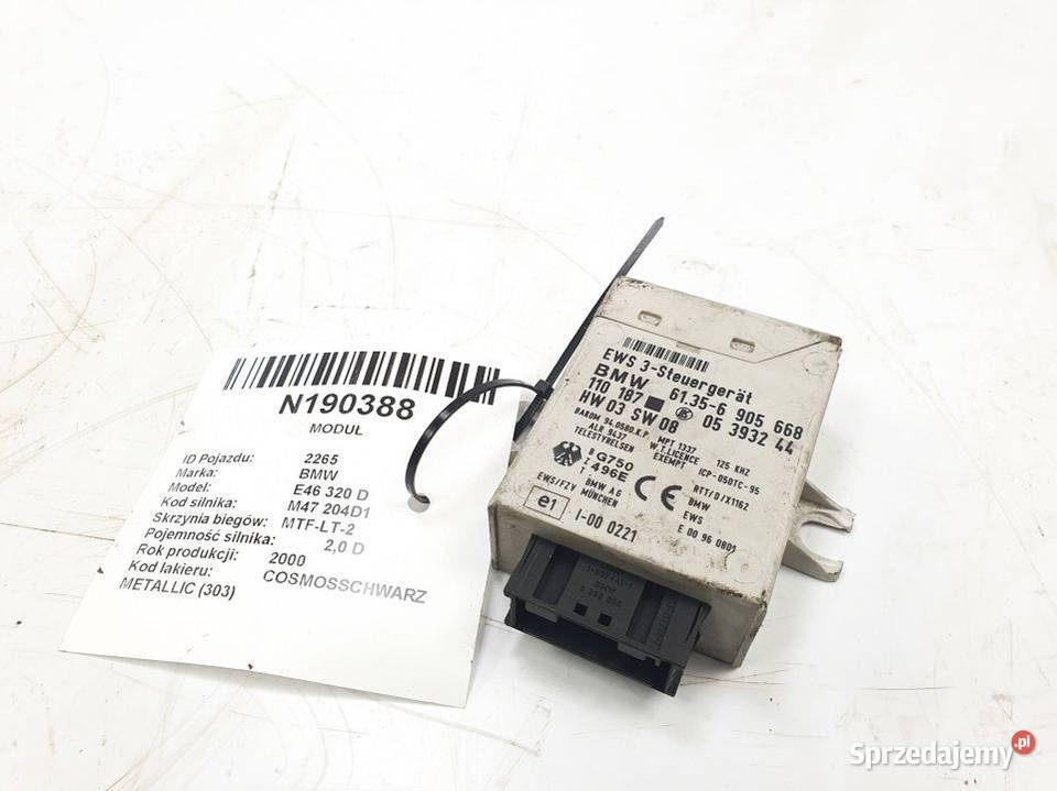 MODUŁ BMW E46 320 D 05393244 Lipno sprzedam